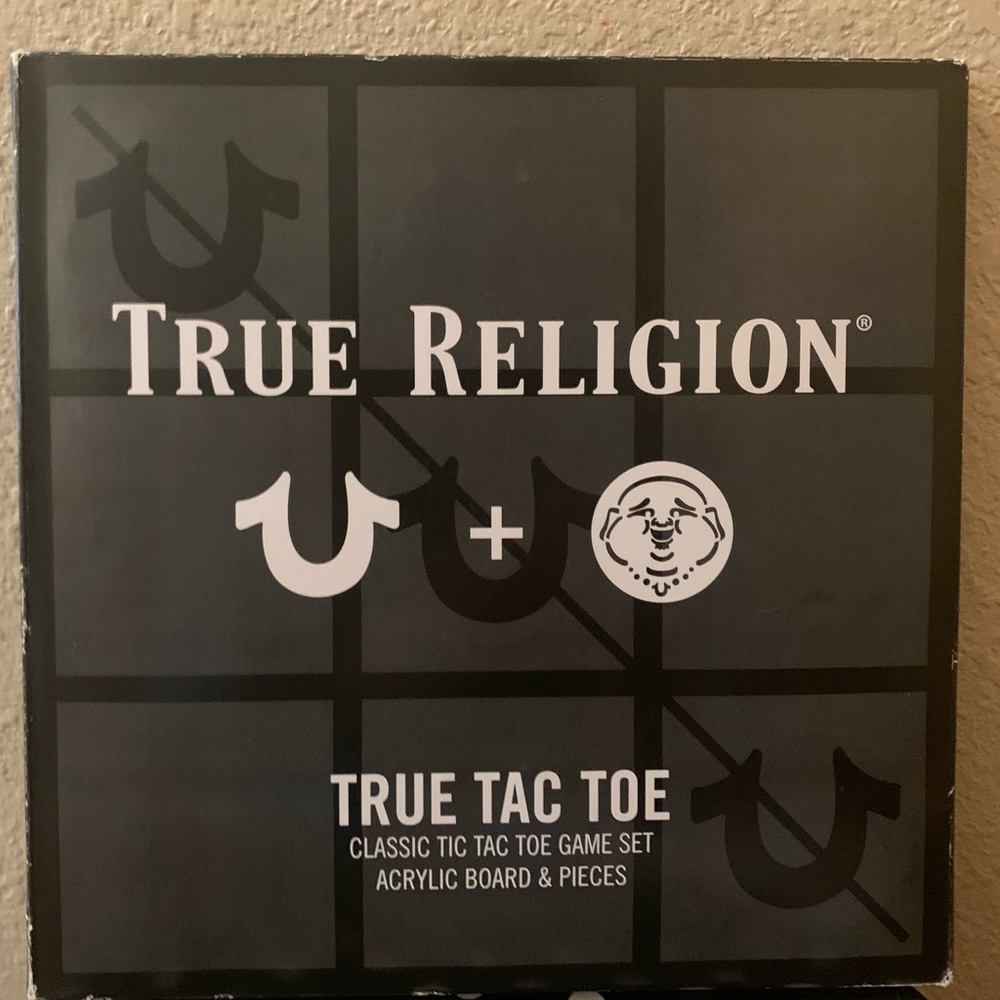 True Religion True Tic Tac Toe Game Set